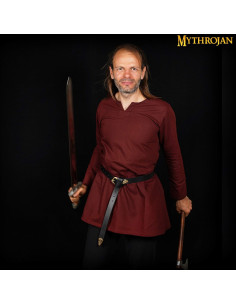 Medieval brown tunic for children Raider model 2