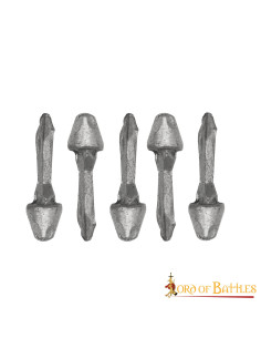 Set of 100 functional Roman nails in steel (Length: 7 mm.) 2