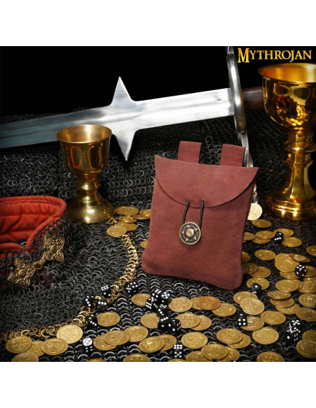 Medieval bag, fanny pack type, in...