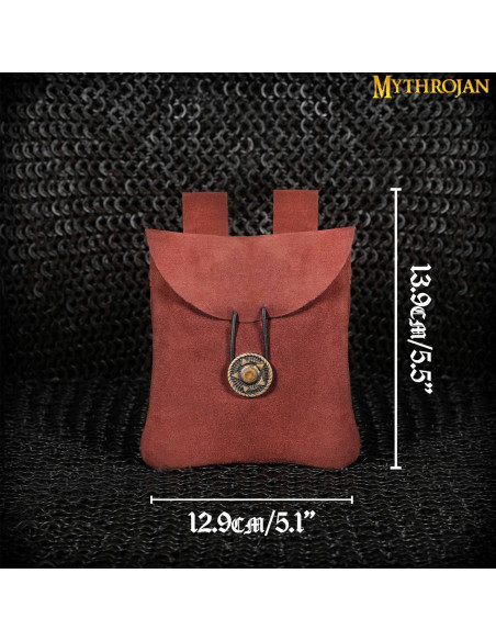 Medieval bag, fanny pack type, in...