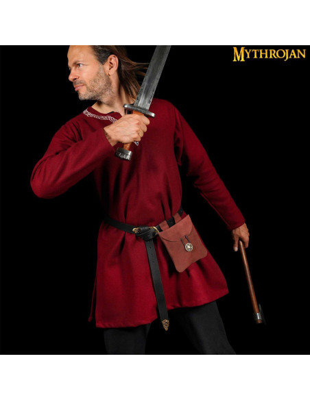 Medieval bag, fanny pack type, in...