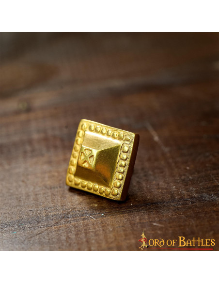 Set of 5 decorative brass tacks for...