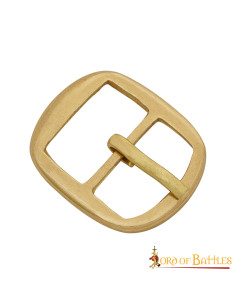 Set of 3 brass buckles for armor straps (2.5x3 cm.) 2