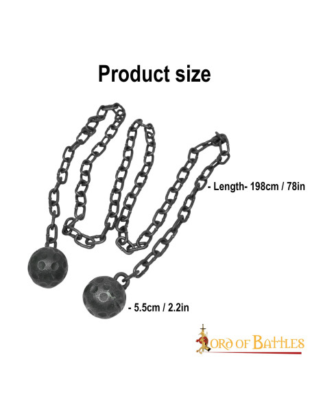 Medieval meteor hammer for...