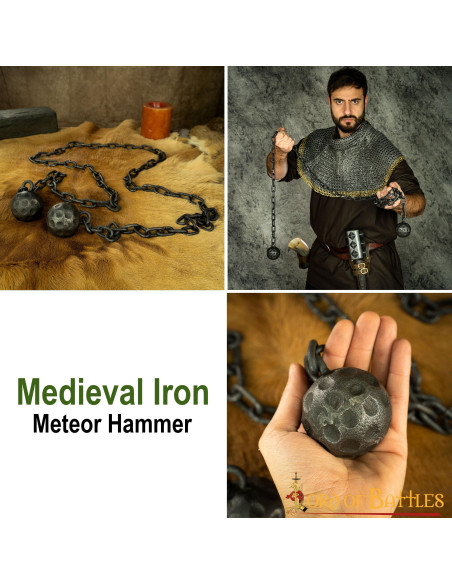 Medieval meteor hammer for...