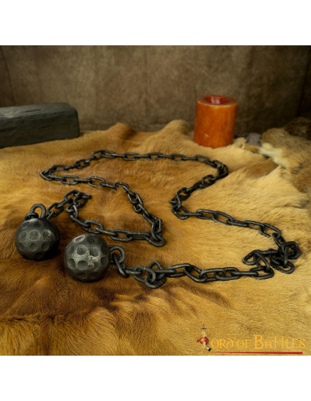 Medieval meteor hammer for...