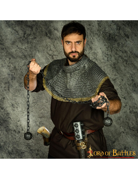 Medieval meteor hammer for...