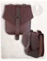 Tostig model medieval bag, brown leather