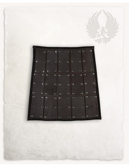 Side snares in brown leather, Quintus...