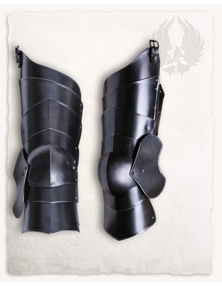 Medieval legguard and knee pad...