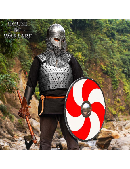 Viking Birka lamellar armor in steel
