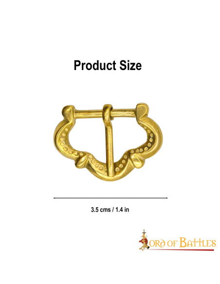 Set of 5 medieval buckles for armor...