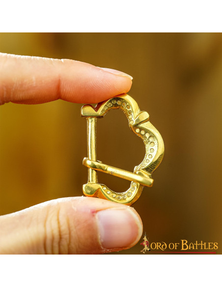 Set of 5 medieval buckles for armor...