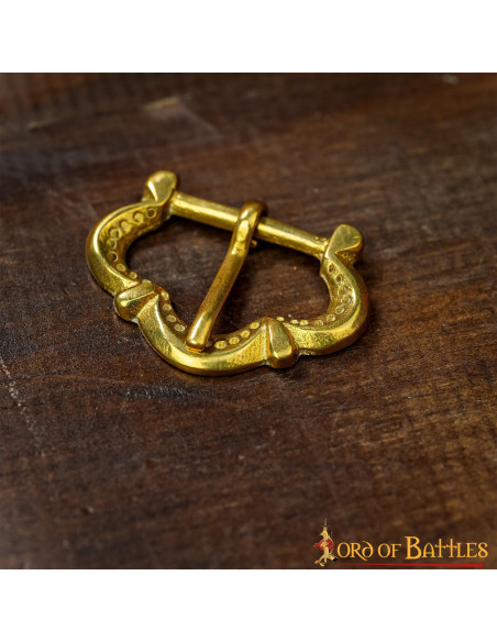 Set of 5 medieval buckles for armor...