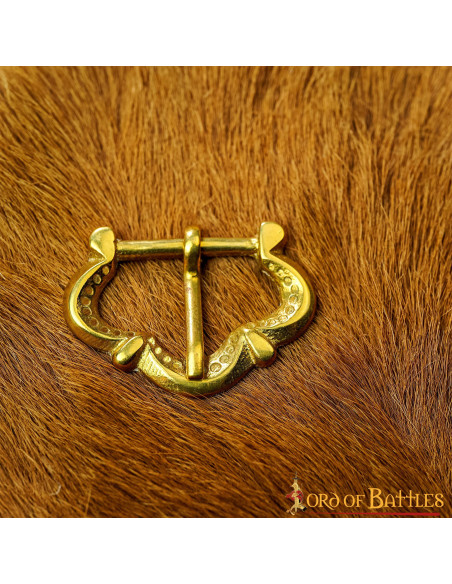 Set of 5 medieval buckles for armor...