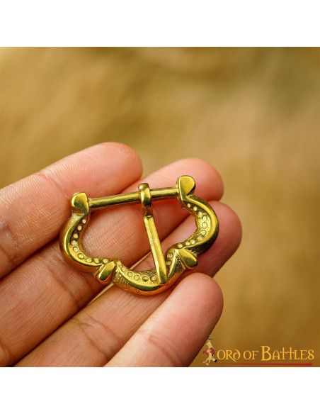 Set of 5 medieval buckles for armor...