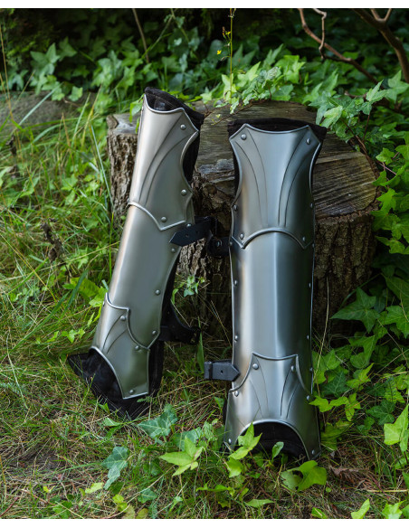 Medieval Padded Fafnir Greaves,...
