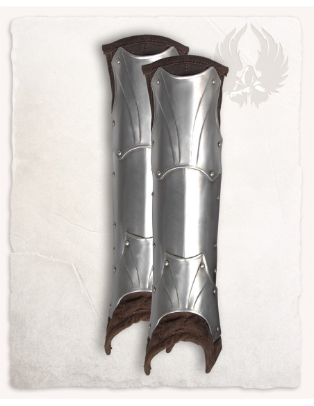 Medieval Padded Fafnir Greaves,...