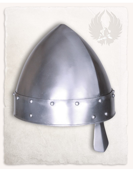 Norman helmet with nose Baldric...