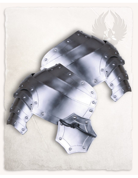 Large medieval shoulder pads,...