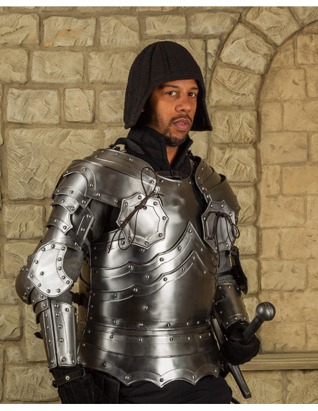 Large medieval shoulder pads,...