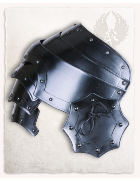 Large medieval shoulder pads,...