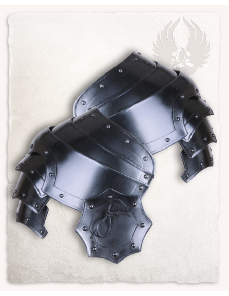 Large medieval shoulder pads,...