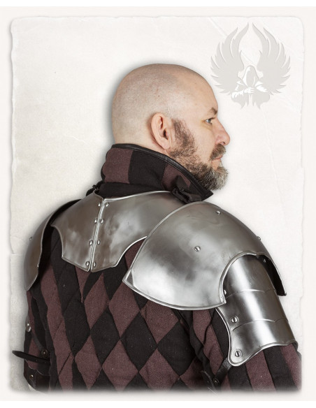 Large medieval shoulder pads,... Large medieval shoulder pads,...