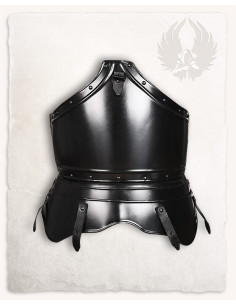 George model medieval breastplate, blackened finish