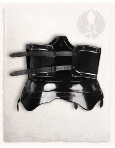 George model medieval breastplate, blackened finish 2