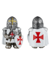 Templar resin figure with shield and ax (10 cm.)