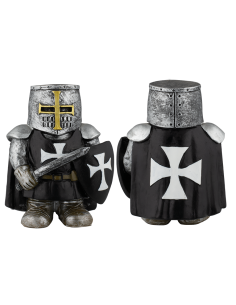 Knight Hospitaller resin figure with shield and sword (10...