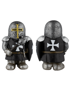 Knight Hospitaller resin figure with shield and mace (10...