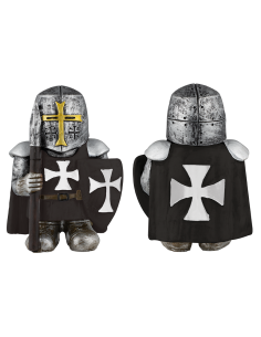 Knight Hospitaller resin figure with shield and spear (10...
