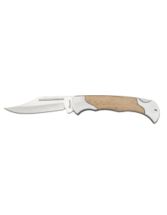 Albainox brand knife with natural wood handle (18.6 cm.)