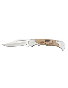 Albainox Batida brand knife with natural wood handle...