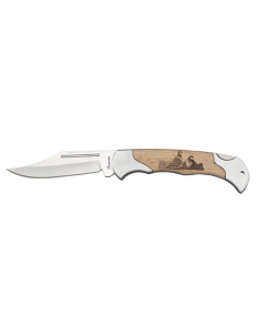 Albainox Partridge brand knife with natural wood handle...