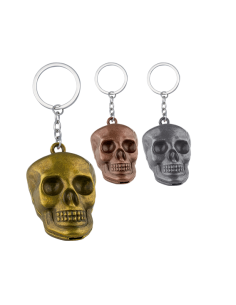 Skull keychain in assorted colors, Barbaric brand