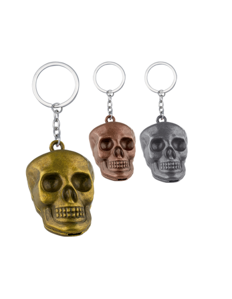 Skull keychain in assorted colors,...