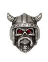 Viking Head Steel Ring