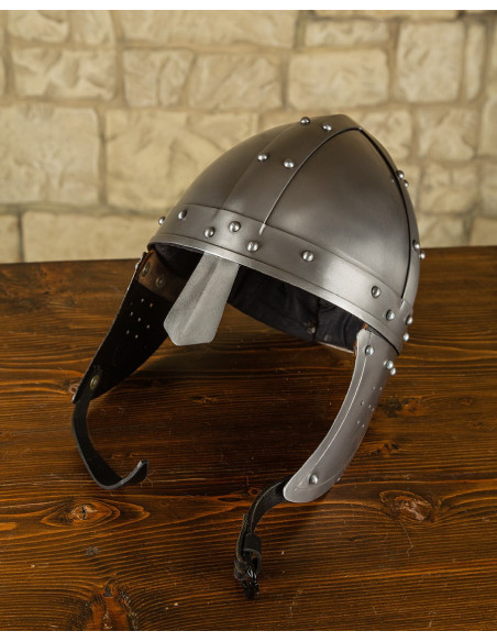 Medieval helmet type Spangenhelm...