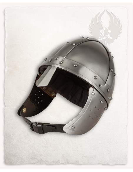 Medieval helmet type Spangenhelm...