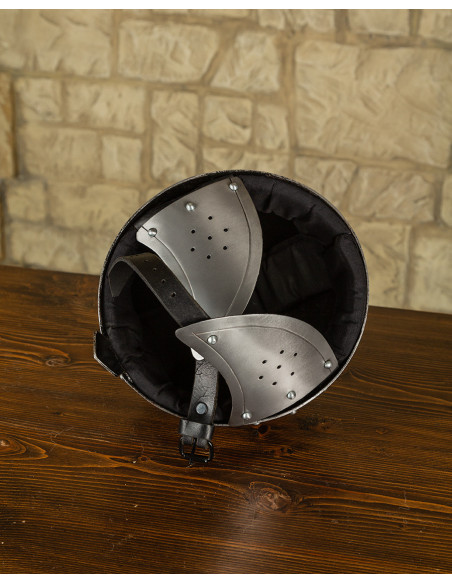 Medieval helmet type Spangenhelm...