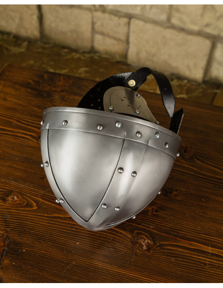Medieval helmet type Spangenhelm...