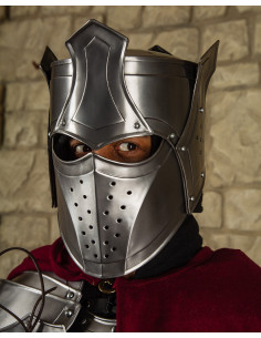 Medieval King Helmet with Crown Kaldor model, polished...