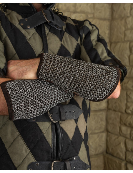 Steel chain mail bracelets, Connor model