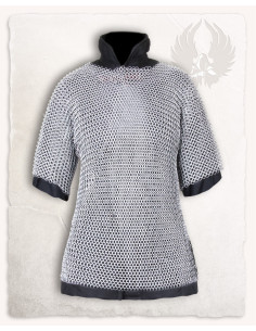 Chain mail rings 4 in 1, David model (polished steel)