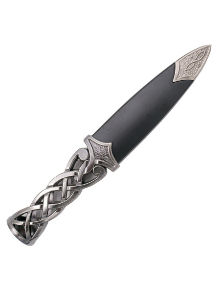 Celtic dagger nickel handle braided...