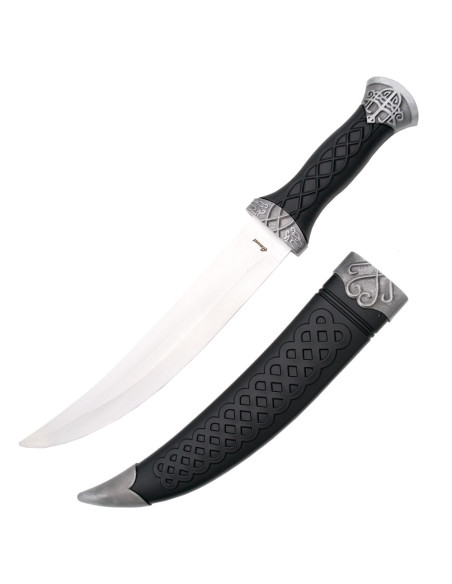 Curved Arabic dagger with sheath...