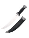 Curved Arabic dagger with sheath (36.5 cm.)